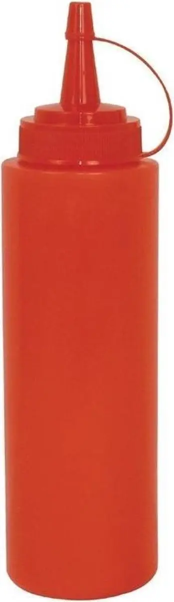 Vogue Portioneerknijpfles 34cl - Rood