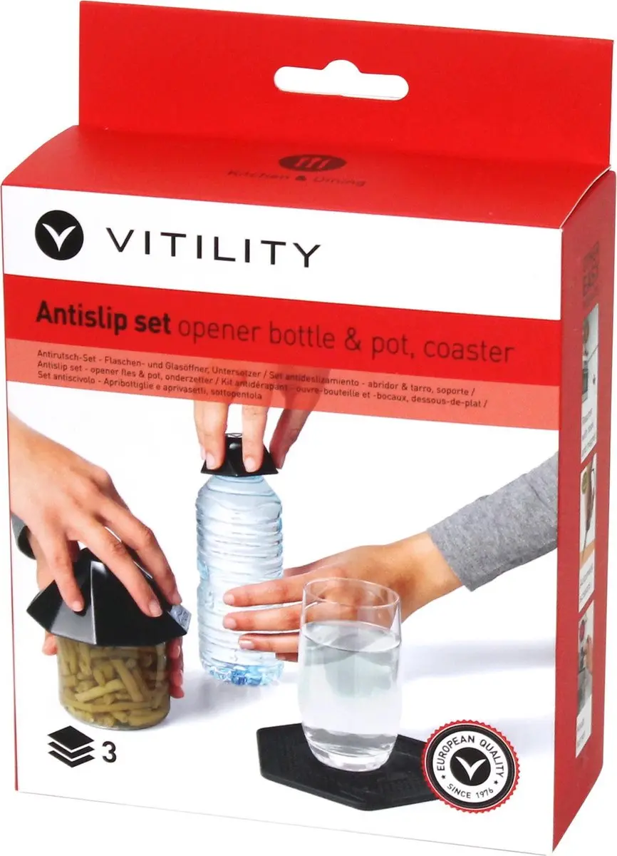 Vitility Antislip Opener - Zwart