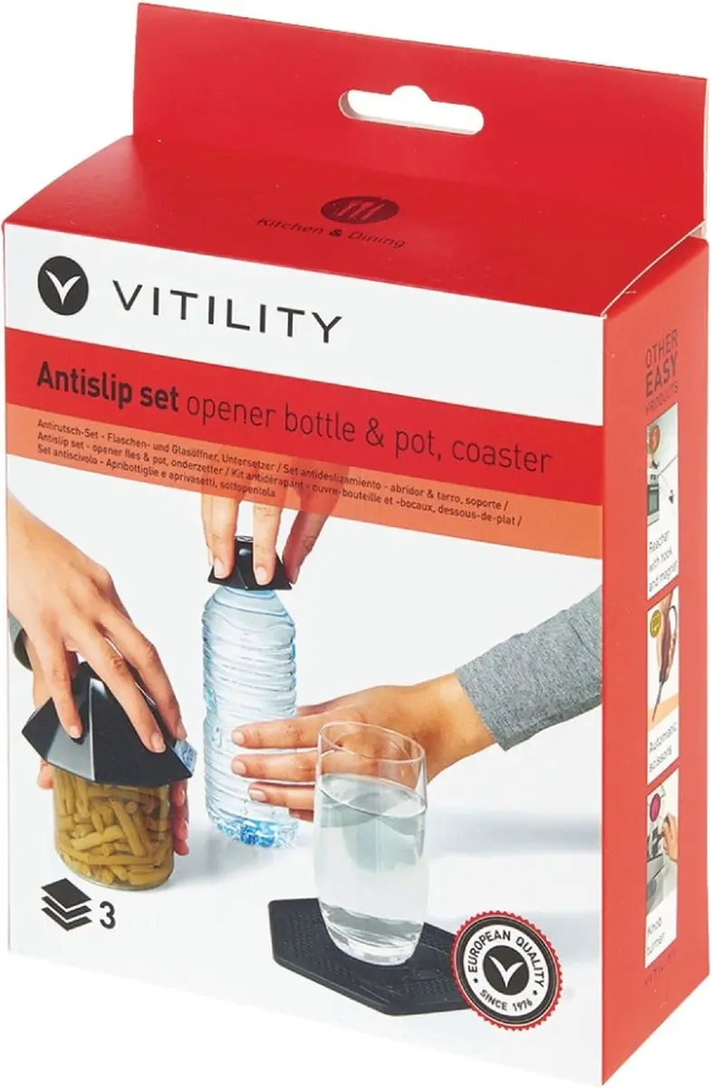 Vitility Antislip Opener - Zwart - afbeelding 6 van 6