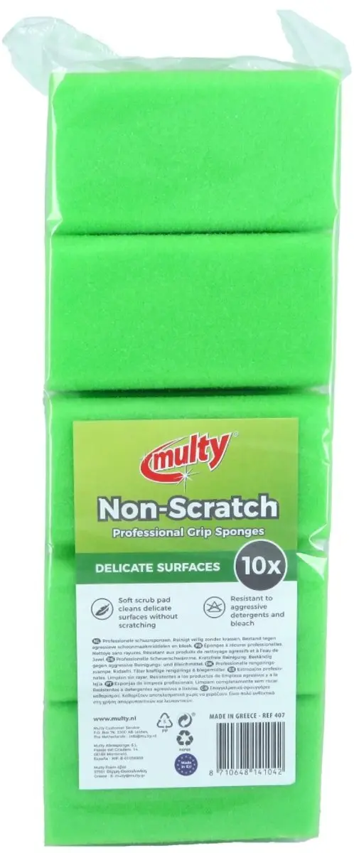 Multy Greepspons Groen/Wit