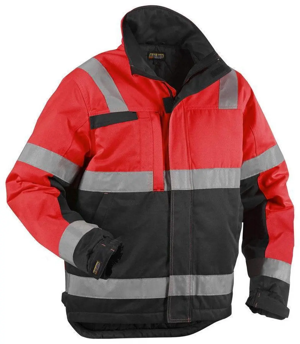 Blåkläder 4862-1811 Winterjas High Vis Rood/Zwart - XL