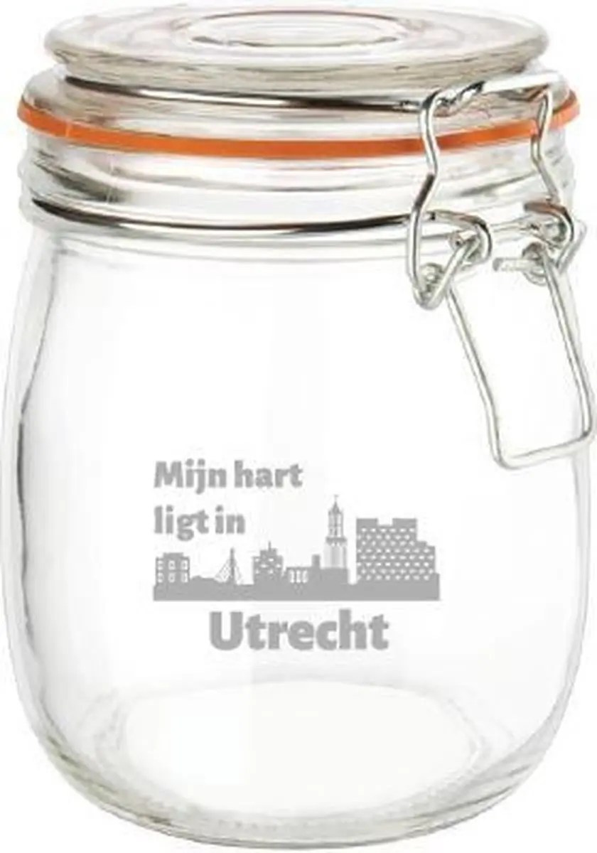 Vogue Utrecht Gegraveerde Weckpot 0.75L