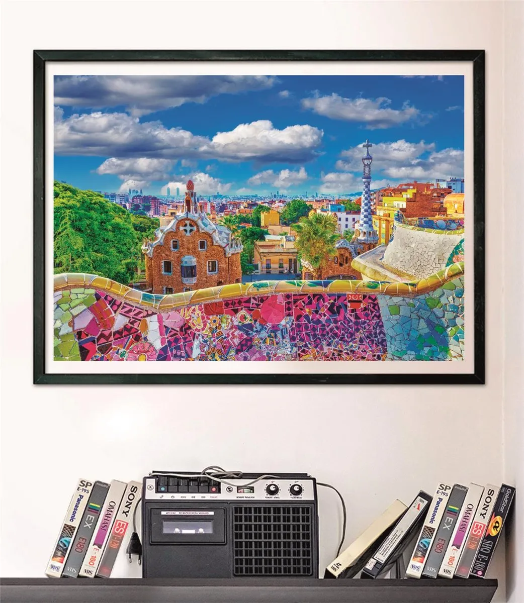 Clementoni Park Güell Barcelona Puzzel 1000 Stuks - Multi kleur - afbeelding 6 van 6