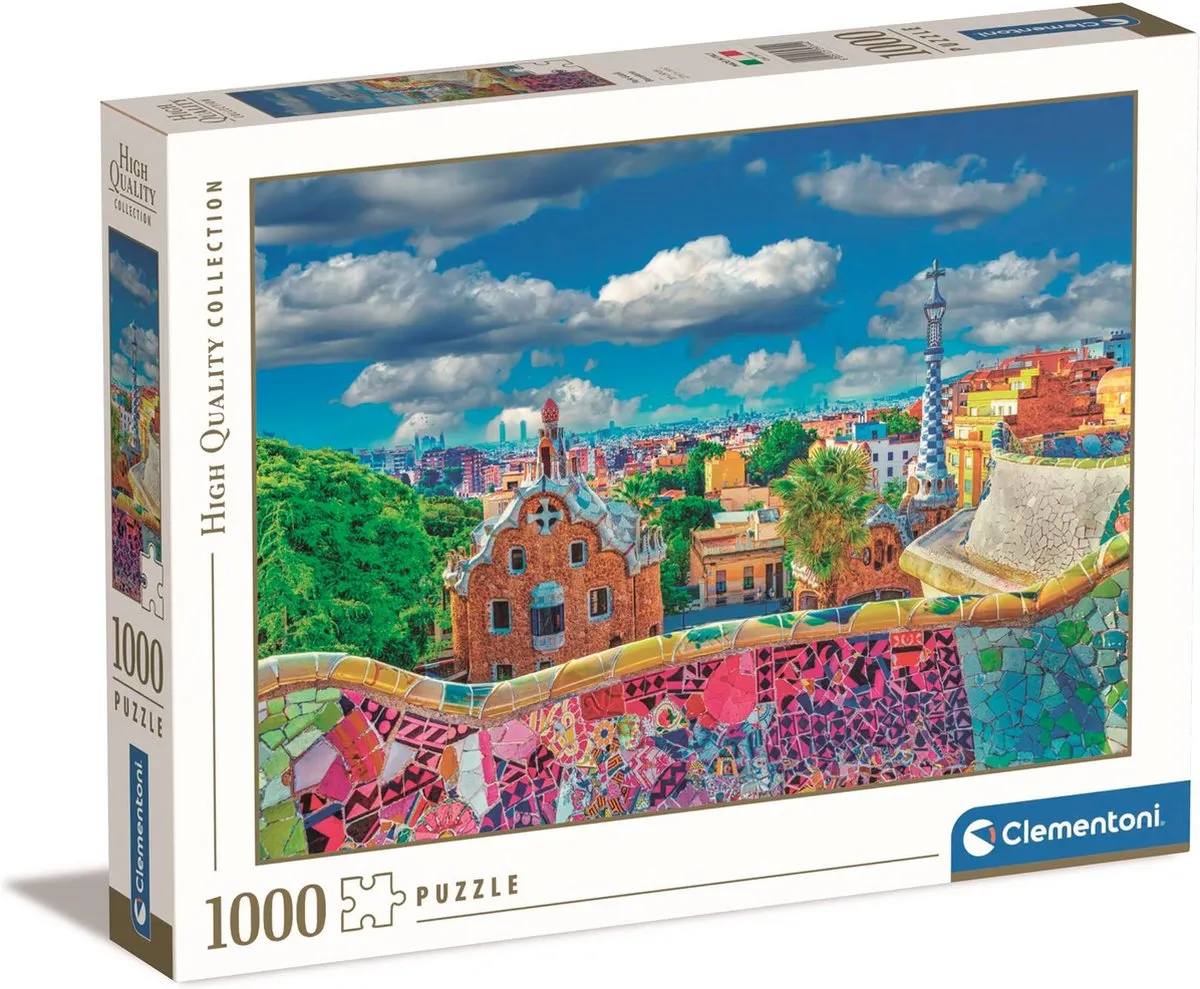 Clementoni Park Güell Barcelona Puzzel 1000 Stuks