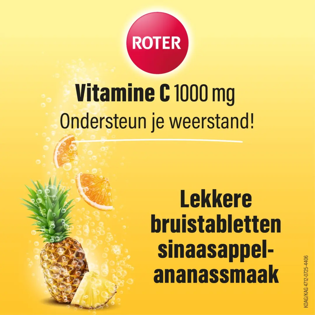 Roter Vitamine C 1000mg Bruistabletten - 15 Stuks - Suikervrij