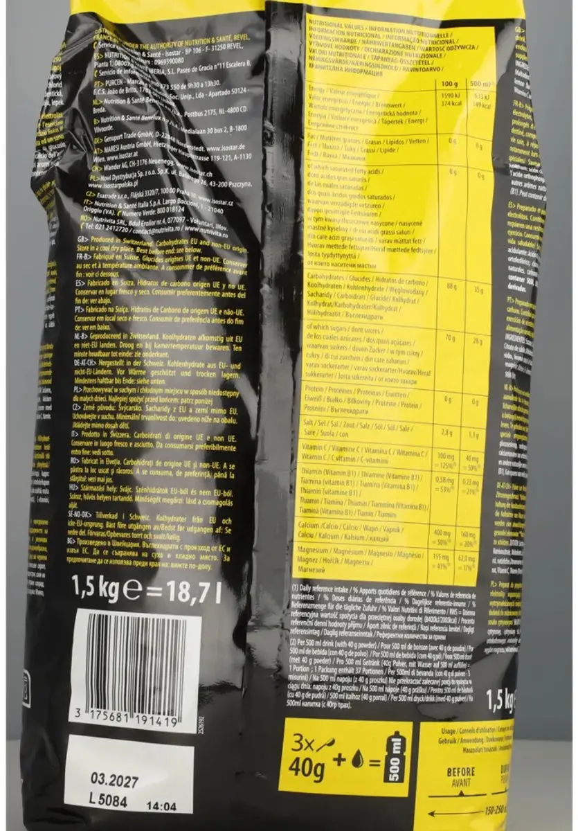 Isostar Hydrate & Perform Lemon