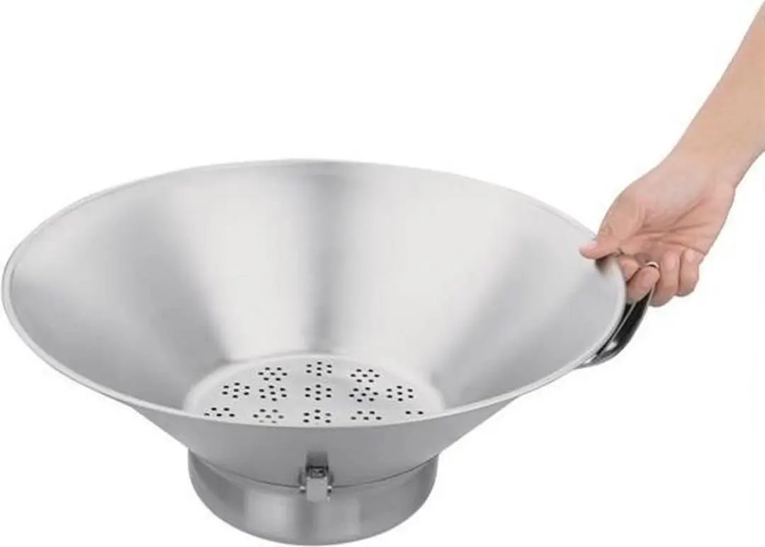 Vogue E712 RVS Frituurvergiet 41cm - Grijs