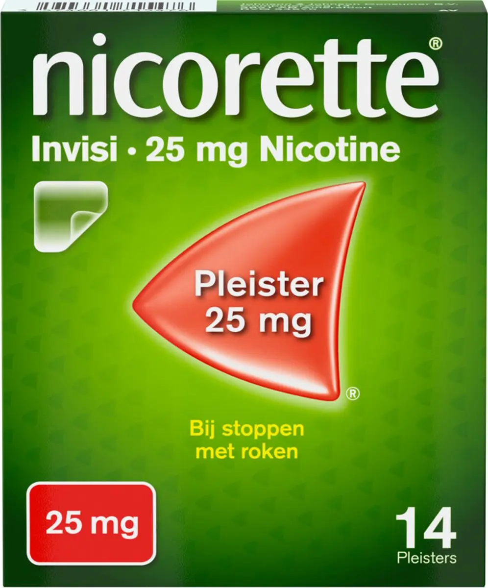 Nicorette Invisi Patch Pleisters 25mg