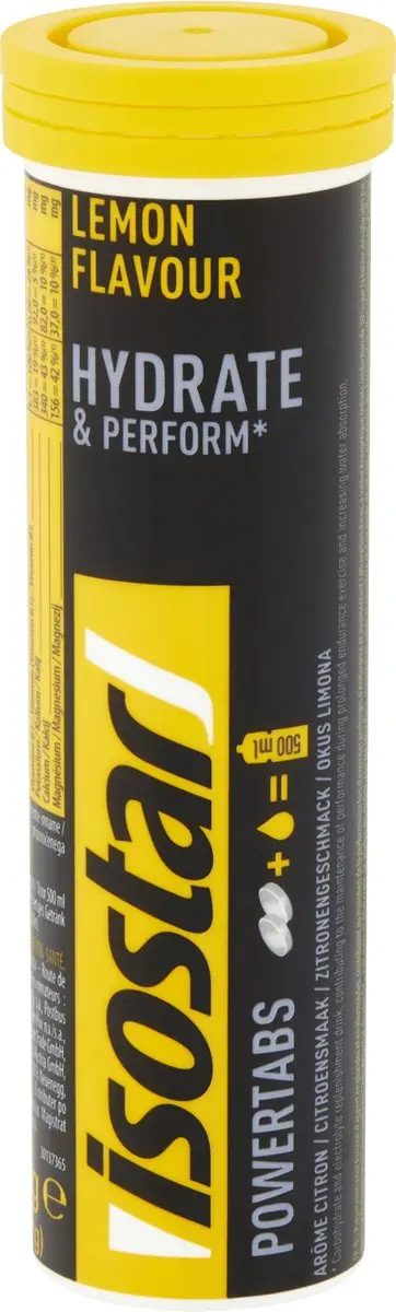 Isostar Powertabs Lemon Bruistabletten - 120g - afbeelding 6 van 6