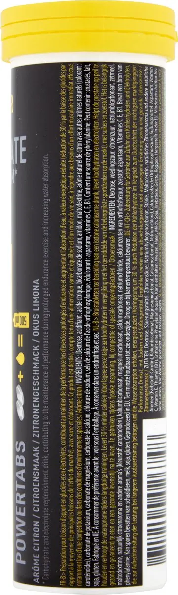 Isostar Powertabs Lemon Bruistabletten - 120g