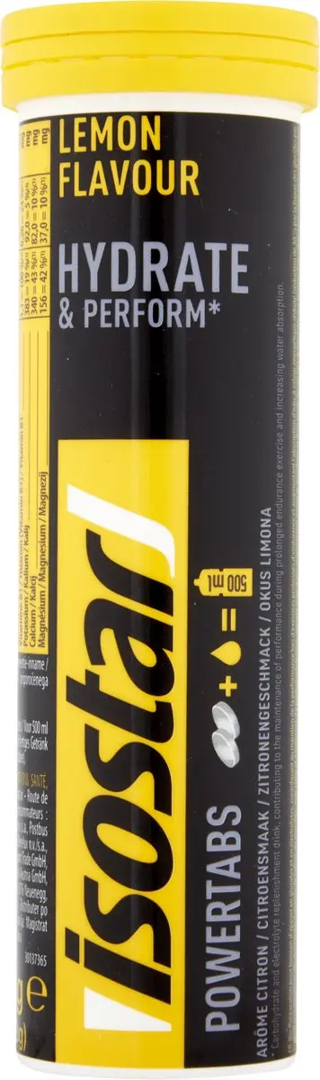 Isostar Powertabs Lemon Bruistabletten - 120g