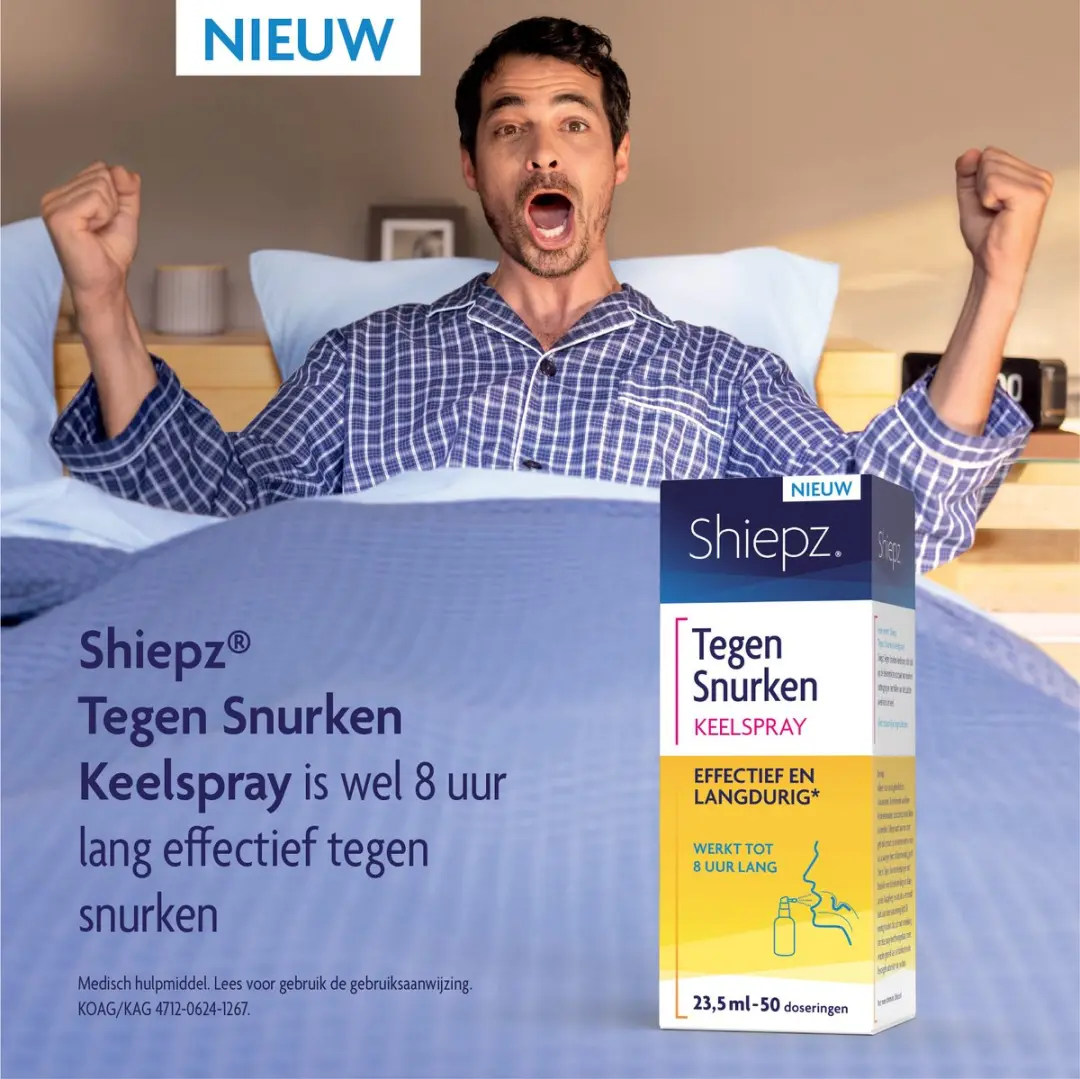 Shiepz Tegen Snurken Keelspray 23,5ml - 50 Doseringen