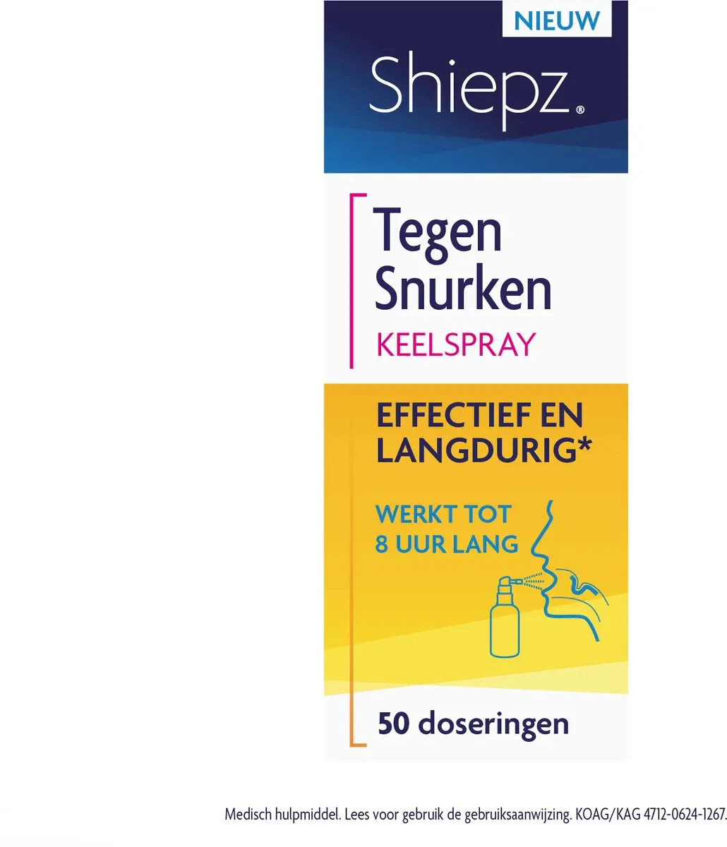 Shiepz Tegen Snurken Keelspray 23,5ml - 50 Doseringen