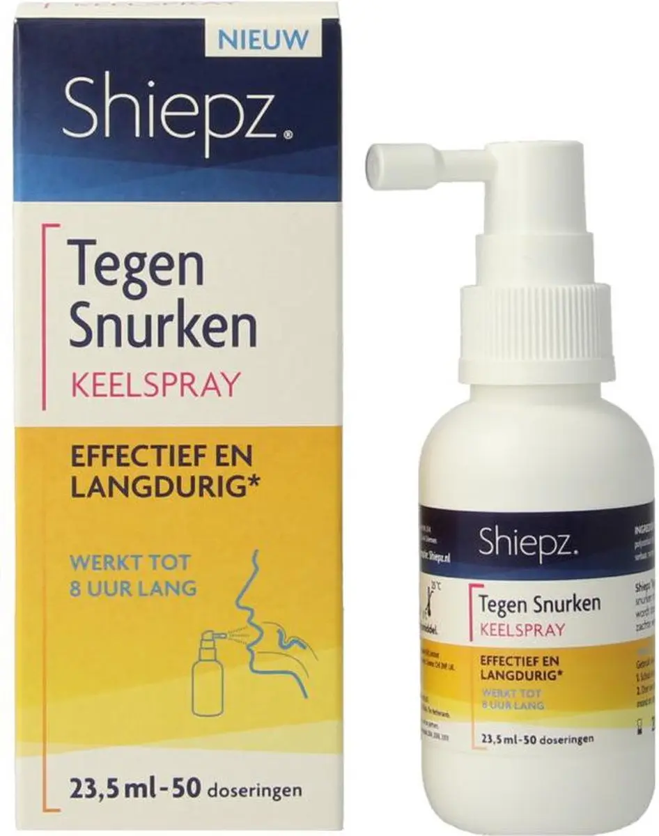 Shiepz Tegen Snurken Keelspray 23,5ml - 50 Doseringen