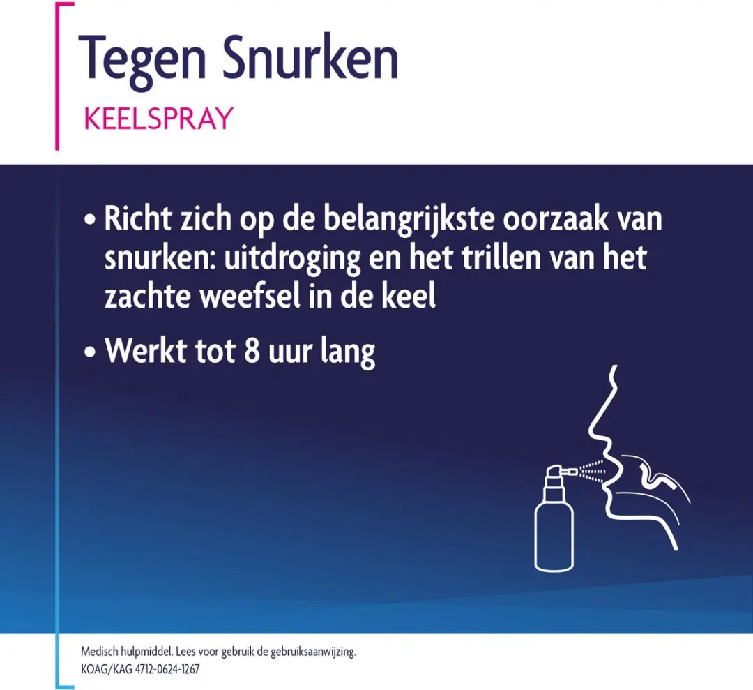 Shiepz Tegen Snurken Keelspray 23,5ml - 50 Doseringen