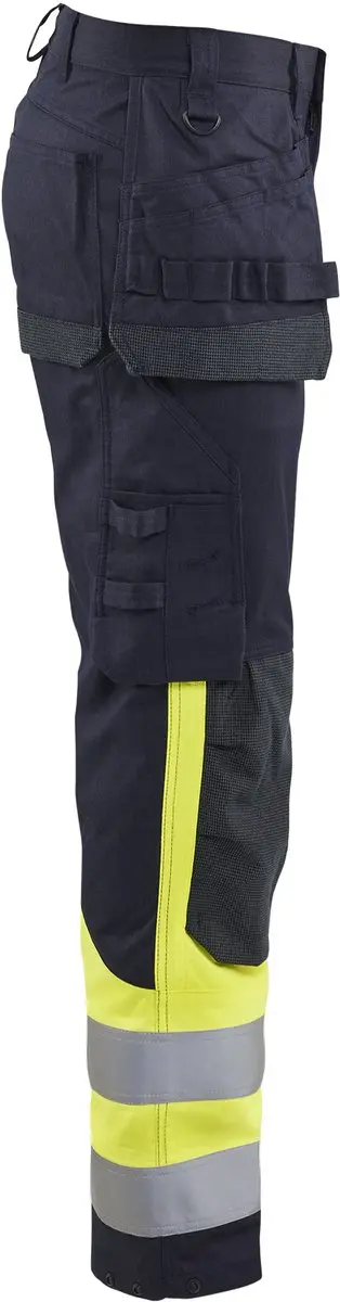 Blåkläder Multinorm Werkbroek Inherent 1489-1512 - 52 - Marine/High Vis Geel