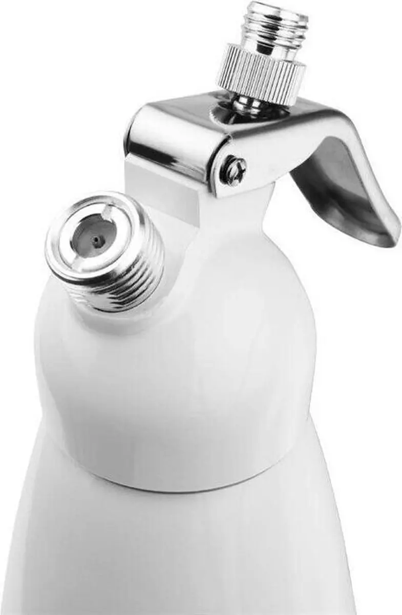 Vogue Slagroomspuit 0.5L - Aluminium Wit - 3 Spuitmonden