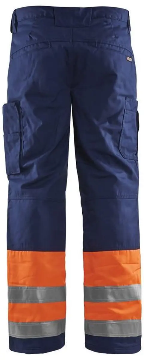 Blåkläder Winterwerkbroek High Vis 1862-1811 - 48 - High Vis Oranje/Marineblauw