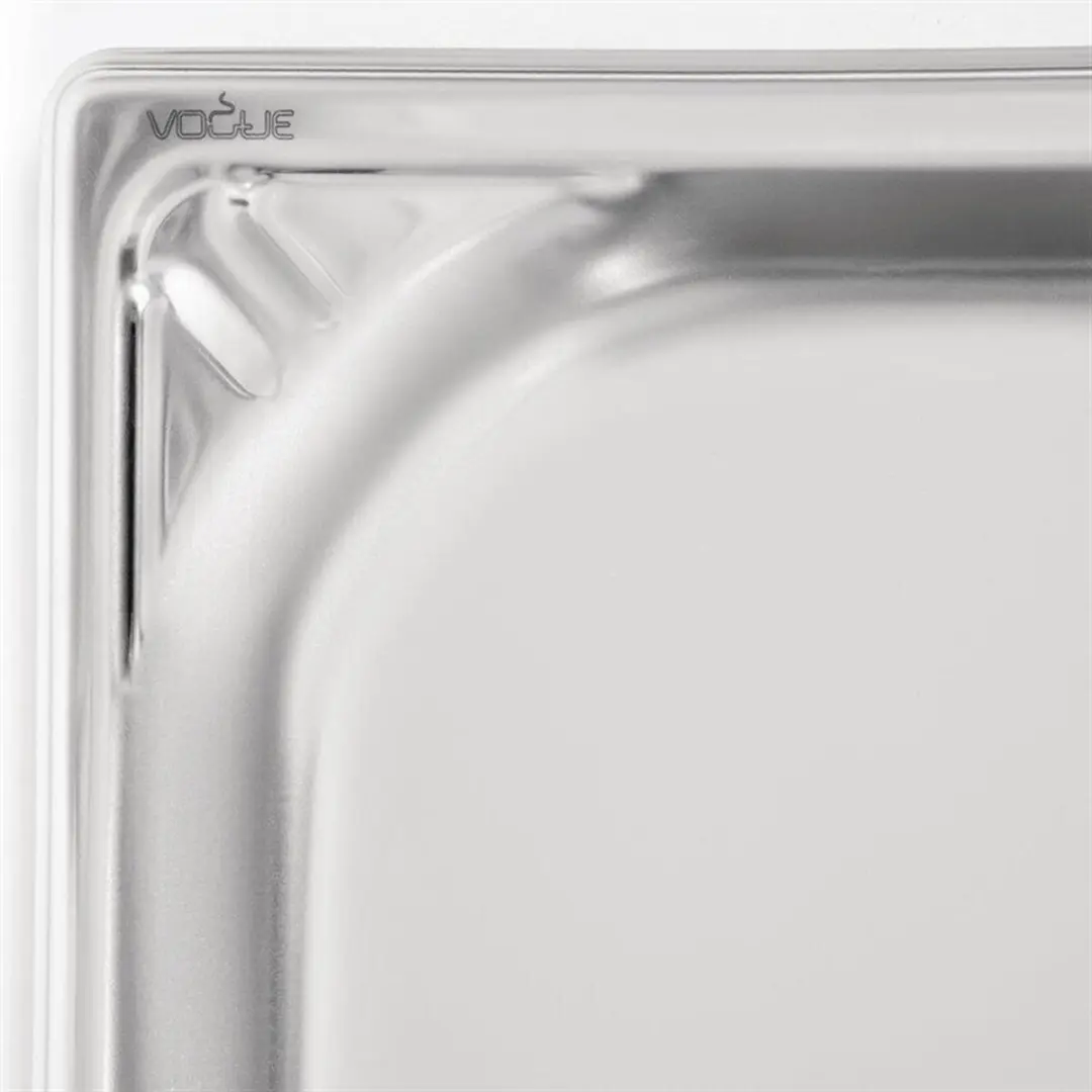 Vogue RVS GN 1/1 Bak 20mm - Grijs