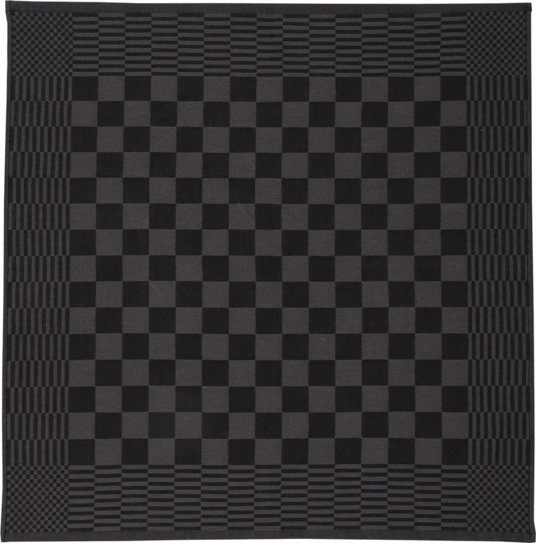 Ten Cate Theedoeken & Keukendoeken Set Zwart - 12 Stuks