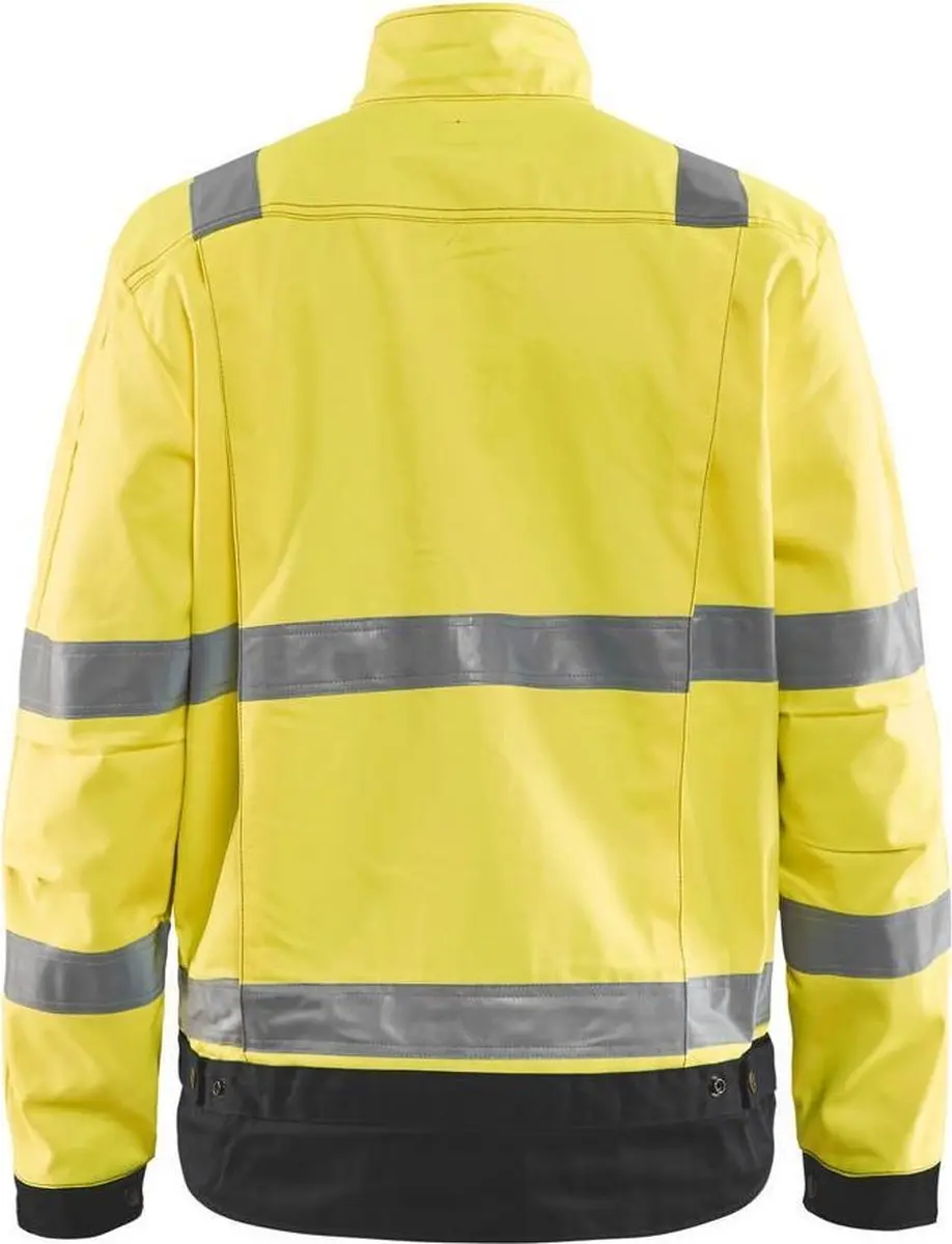 Blåkläder Jas Ongevoerd High Vis MT L - Geel/Zwart - afbeelding 6 van 6