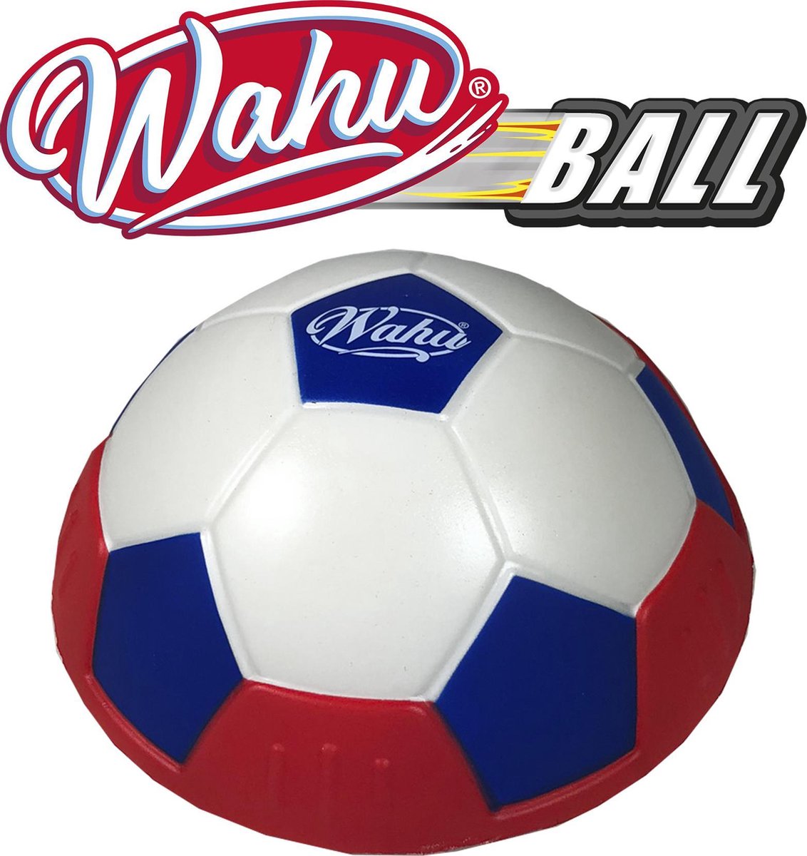 Wahu Ball - Rood/Blauw - De bal voor binnenshuis!