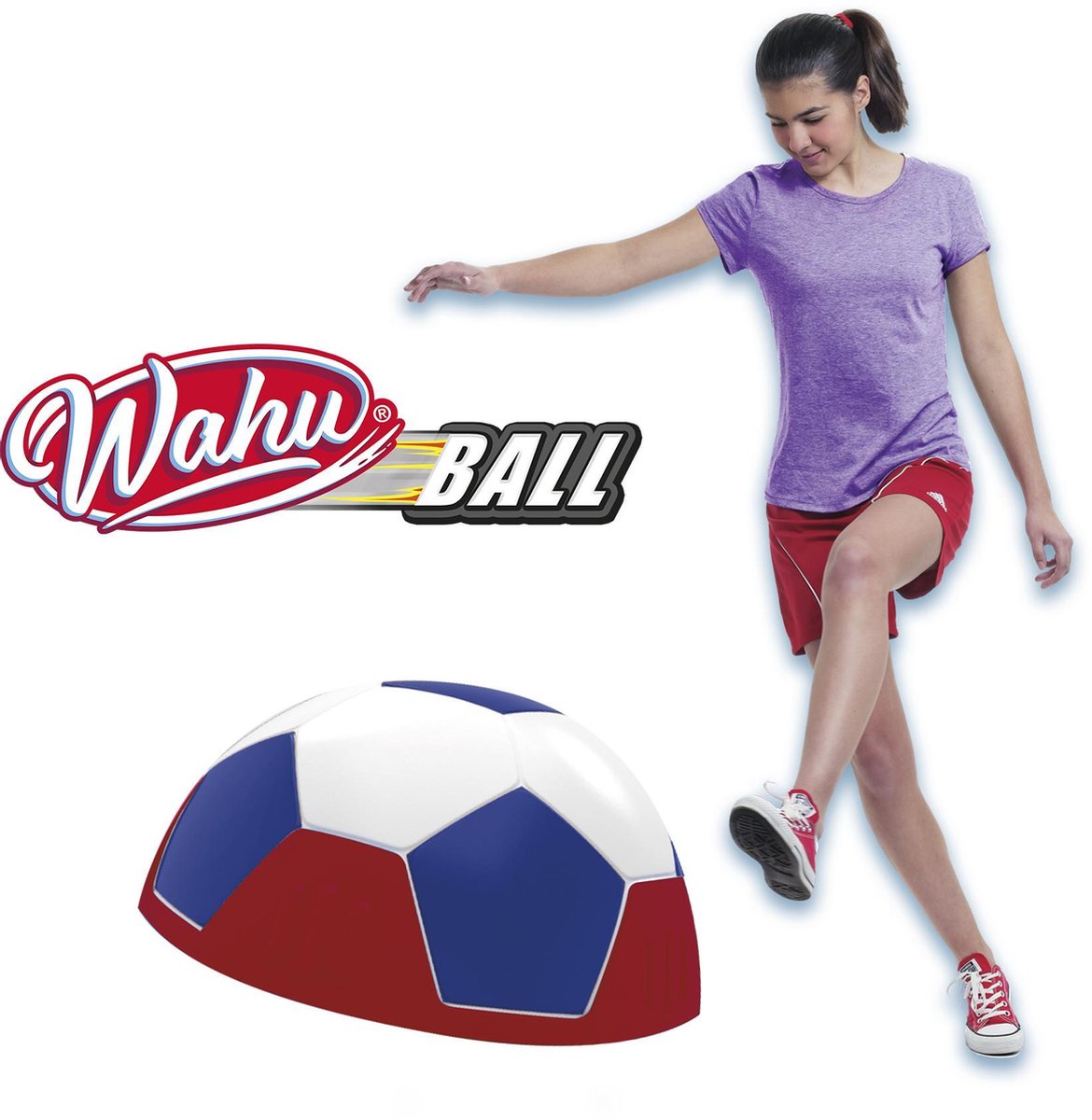 Wahu Ball - Rood/Blauw - De bal voor binnenshuis!