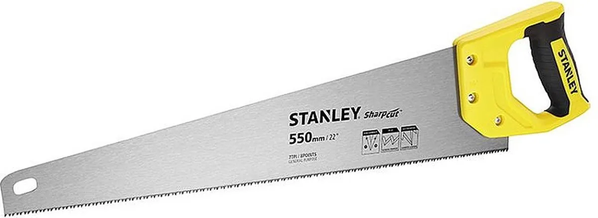 Stanley SharpCut 550mm Universele Zaag 7T/inch
