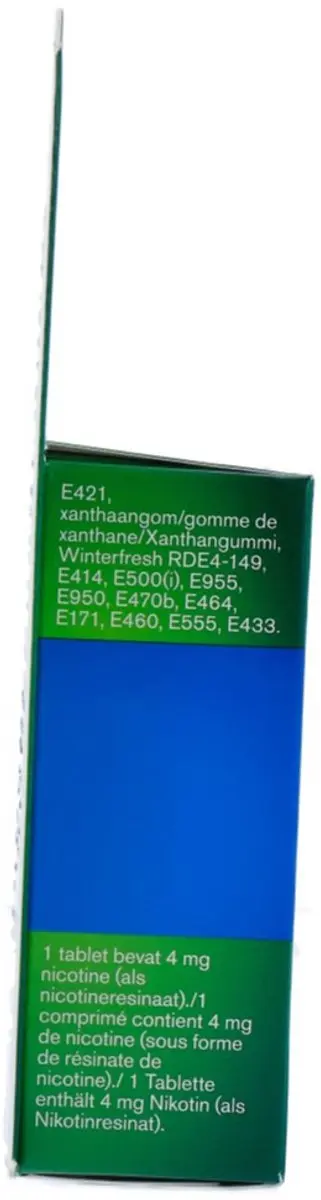 Nicorette Zuigtabletten Freshmint 4mg - 80 Stuks