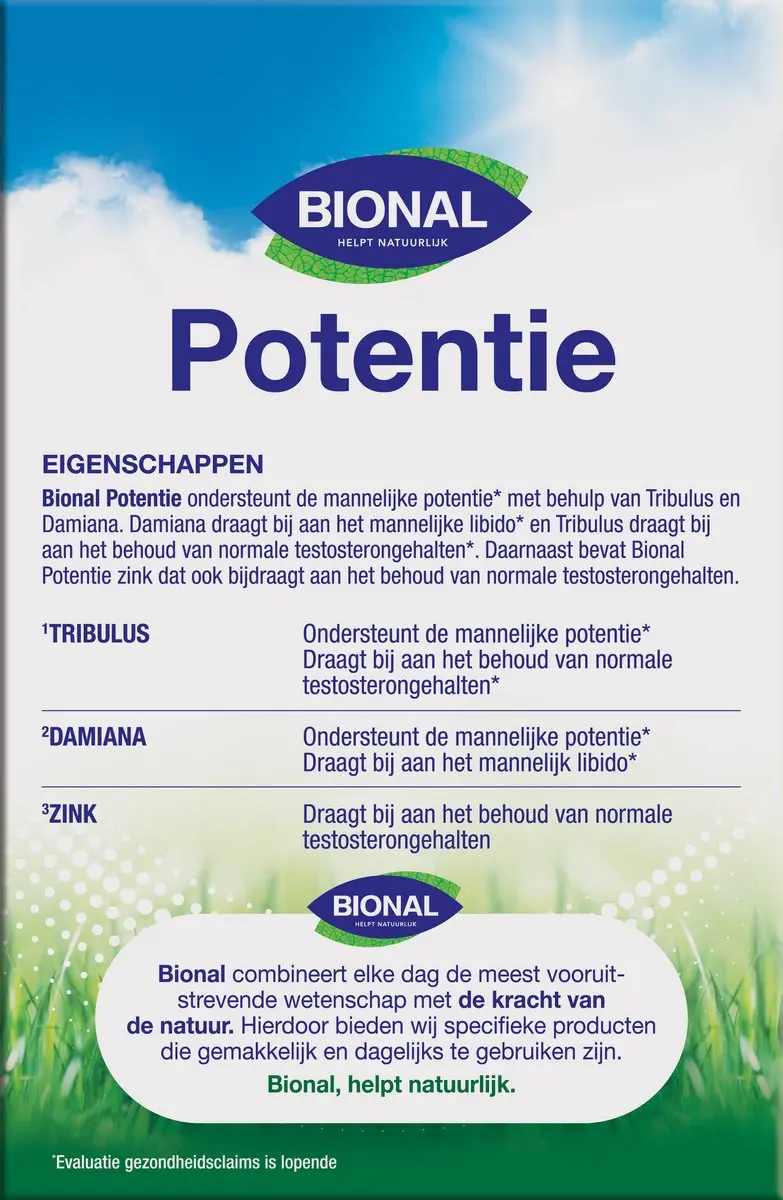 Bional Potentie Supplement - 90 Capsules