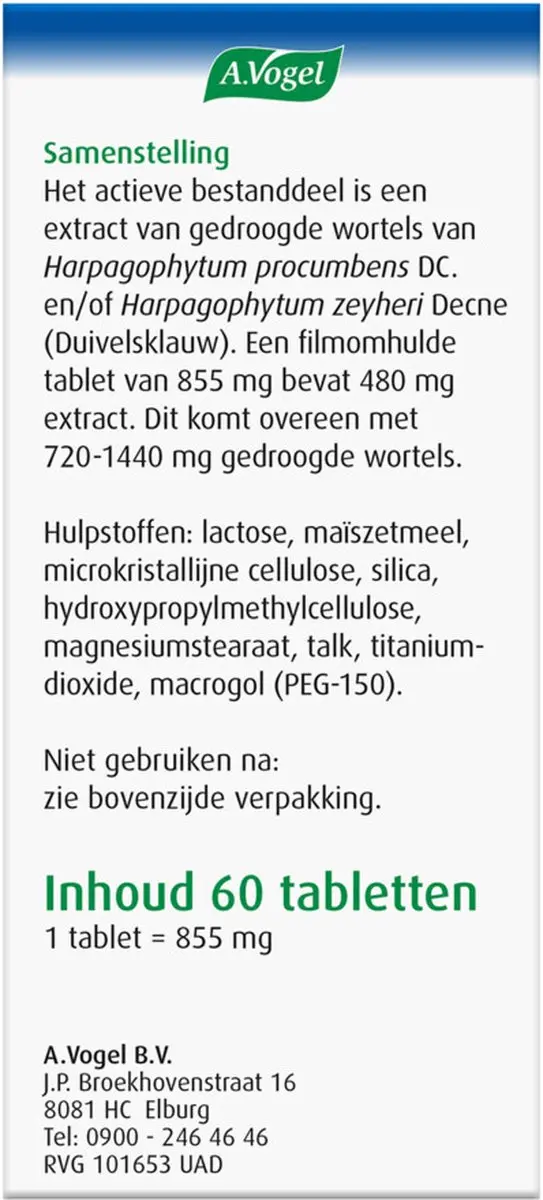 A.Vogel Atrosan Bij Gewrichtspijn 60 tabletten