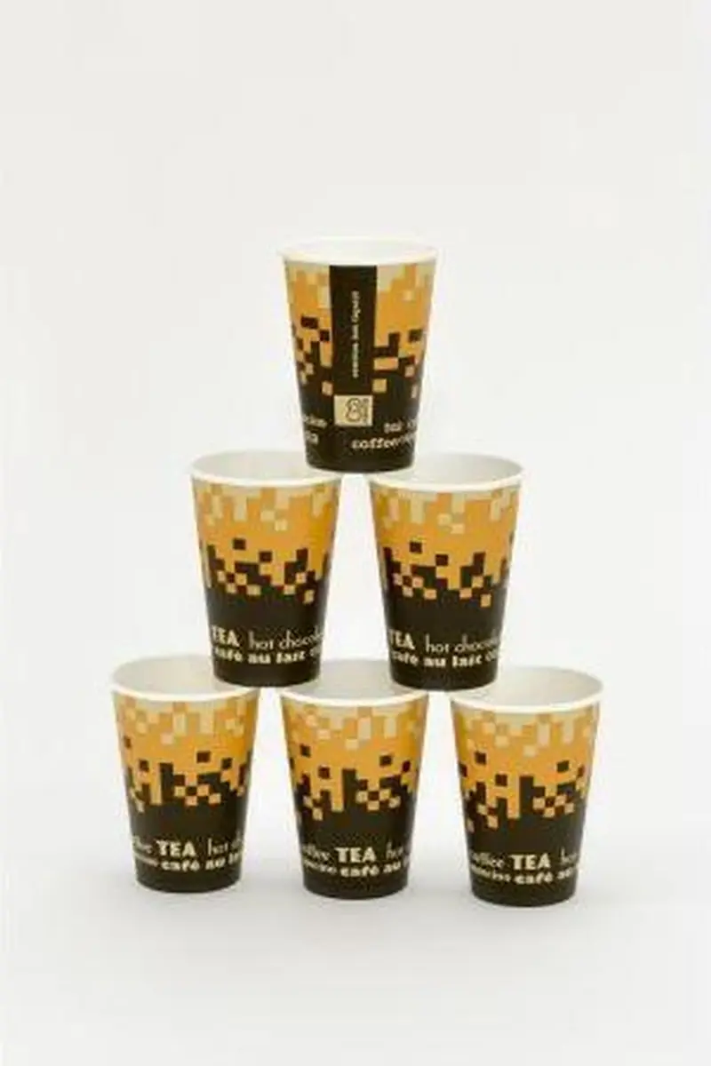 Kortpack Kartonnen Drinkbekers 180ml