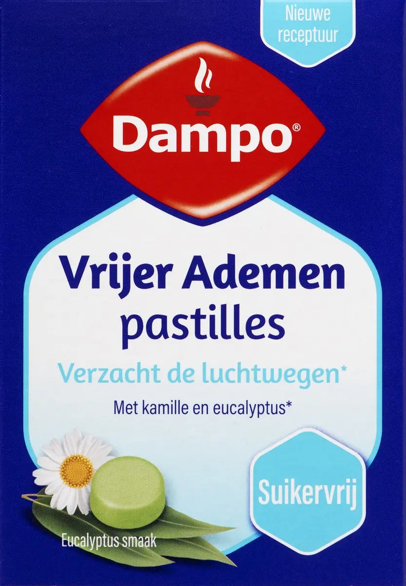 Dampo Vrijer Ademen Keelpastilles Eucalyptus