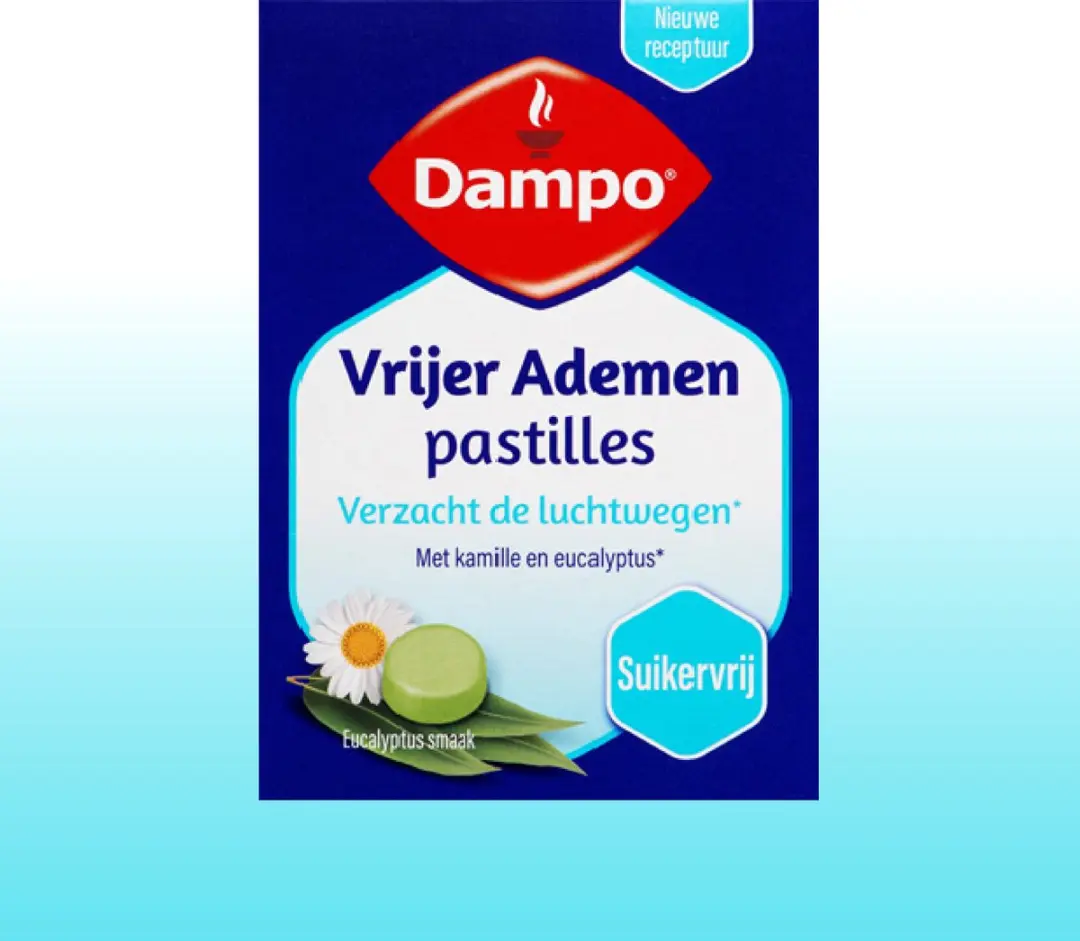 Dampo Vrijer Ademen Keelpastilles Eucalyptus - 24 Stuks