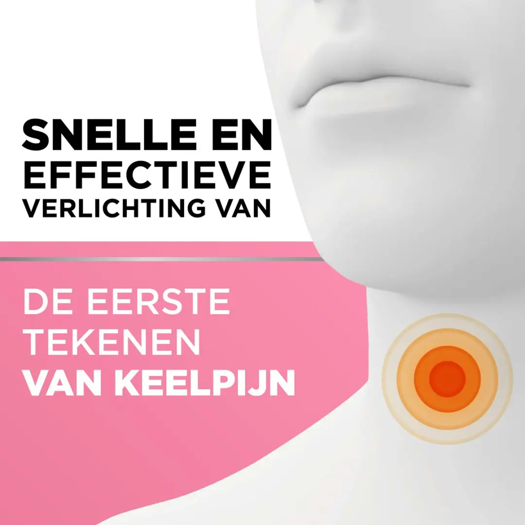 Strepsils Keelverzorging Aardbei Suikervrij - 24 Stuks