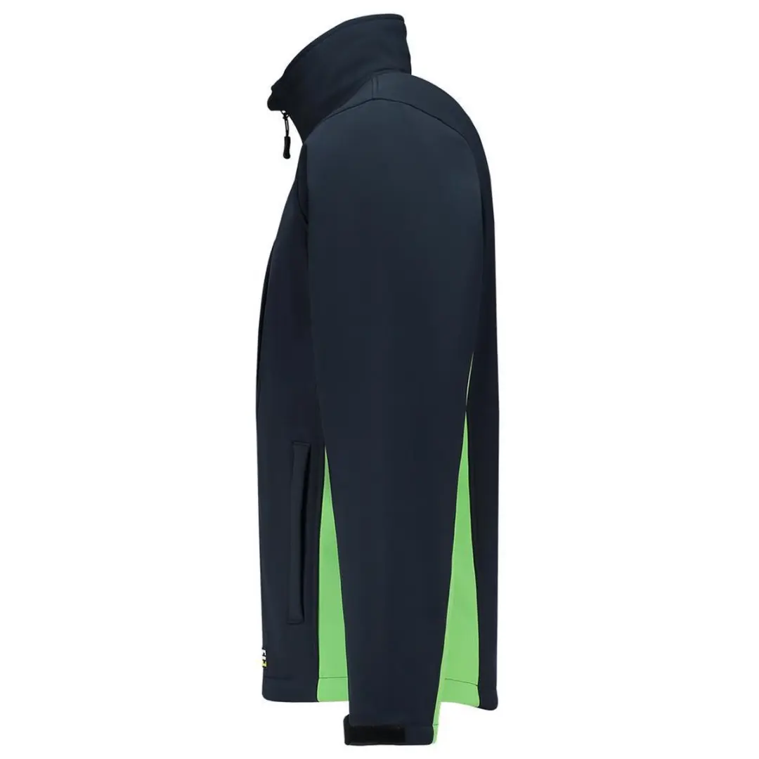 Tricorp Softshell Bicolor 402002 - 3XL - Navy/Lime