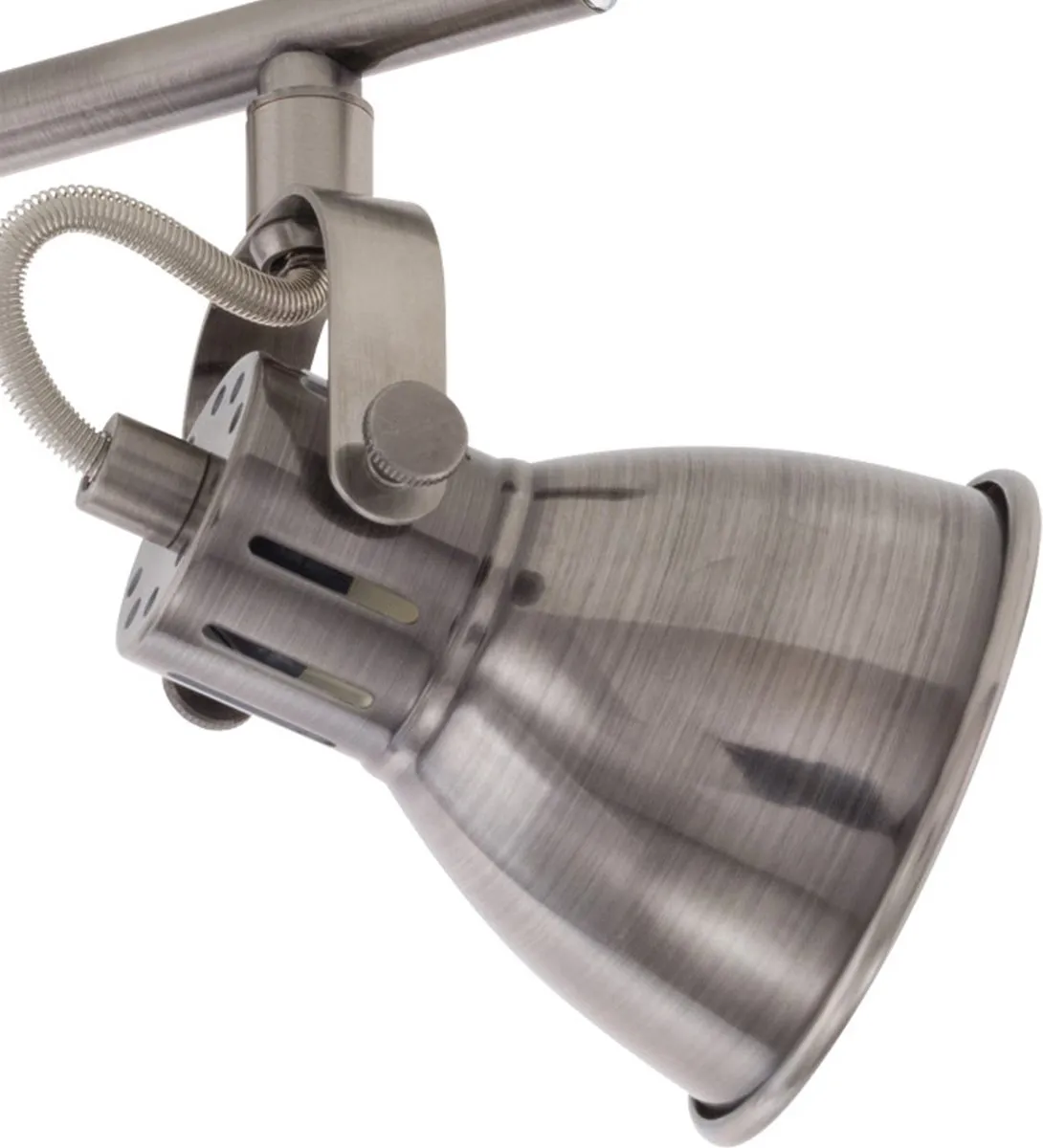 Eglo Seras LED Spot 2-delig 3,3W Nikkel-Antiek/Crème