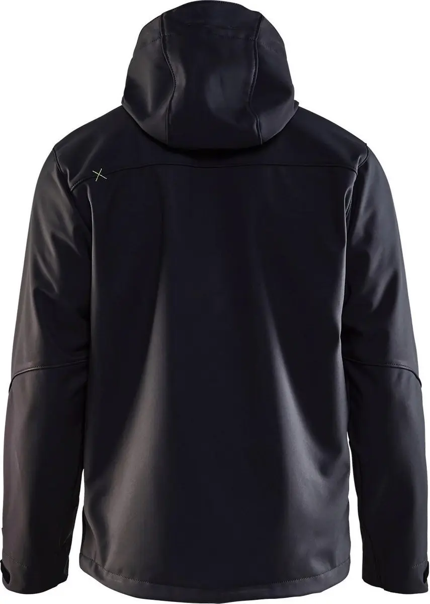 Blåkläder 4949 Softshell Jack - XS - Zwart/High Vis Geel