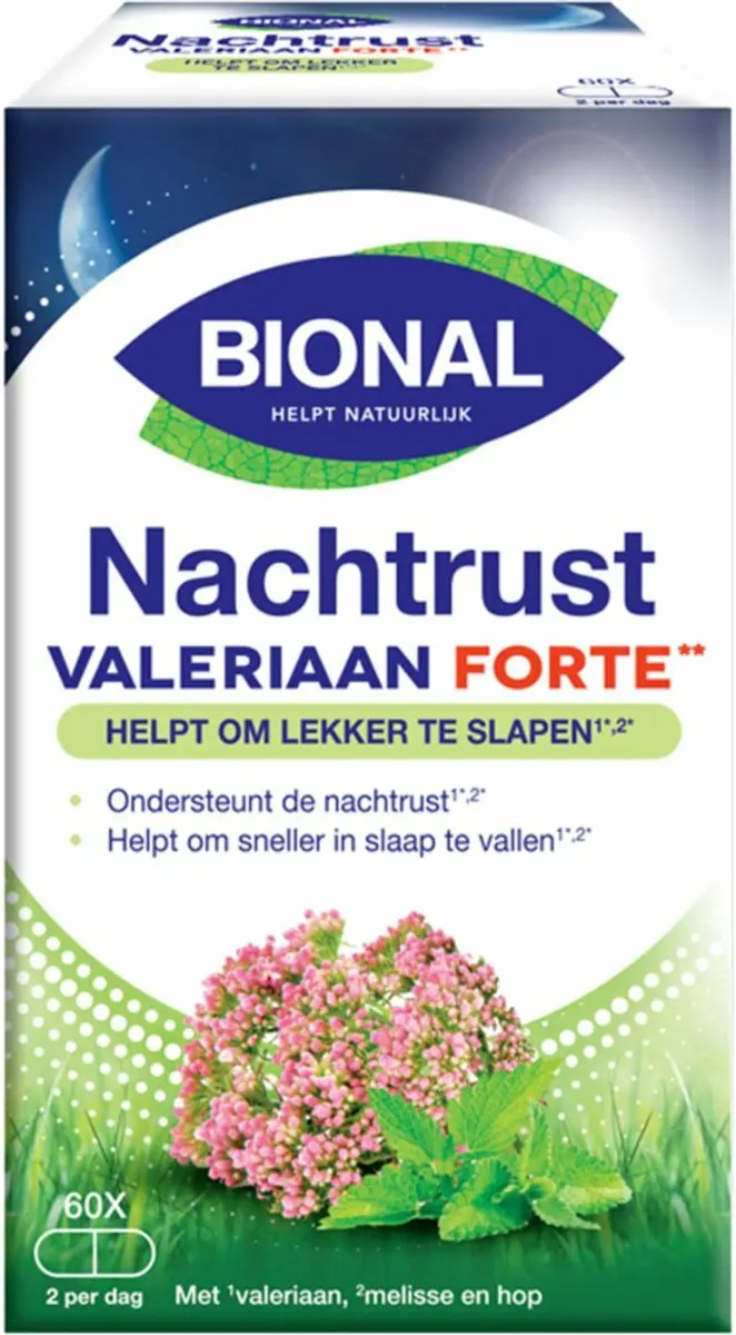 Bional Nachtrust Valeriaan Forte 180 Capsules