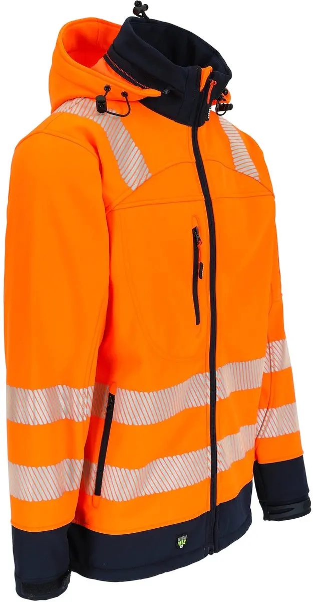 Herock Gregor High Viz Softshell Jacket - Fluor oranje XL