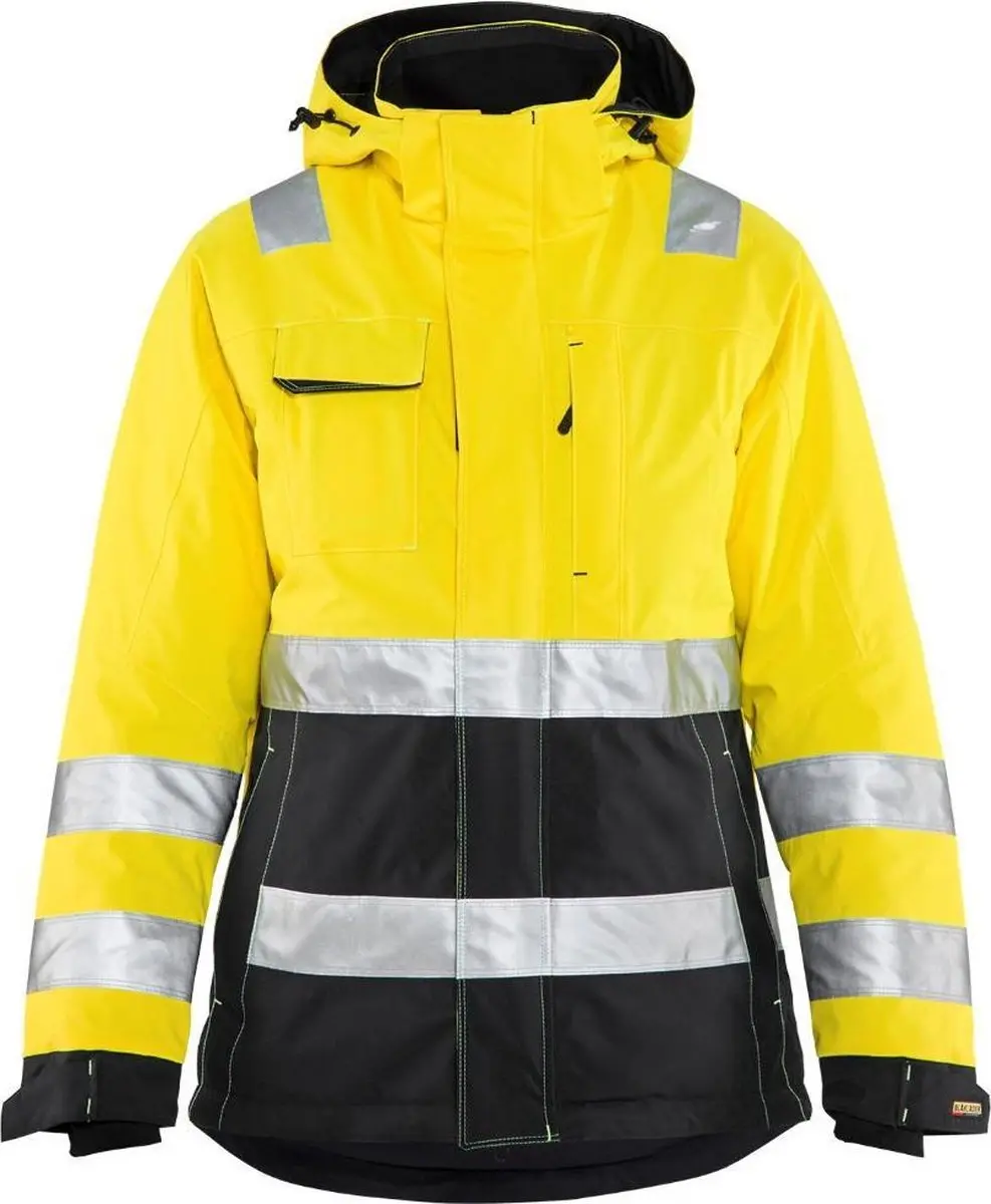 Blåkläder 4872-1987 Dames Winterjas - High Vis Geel/Zwart - S