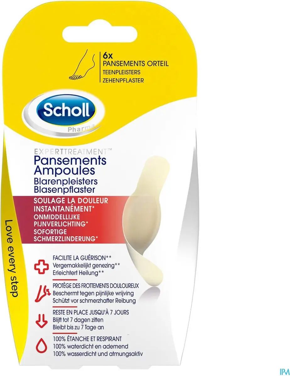 Scholl Pharma Blarenpleisters Teen - 6 Stuks