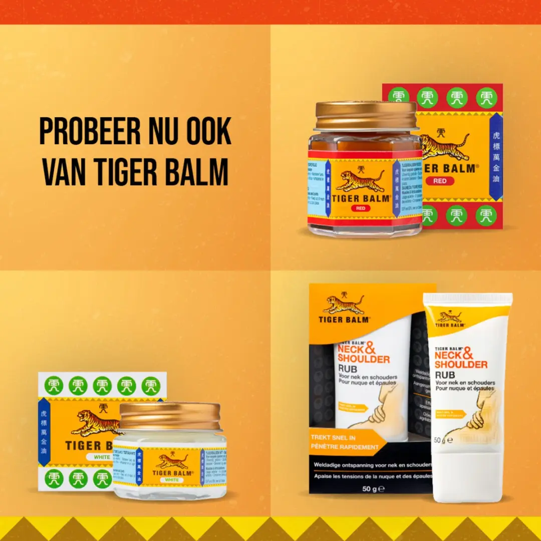 Tiger Balm Rood Tijgerbalsem 19g - afbeelding 6 van 6