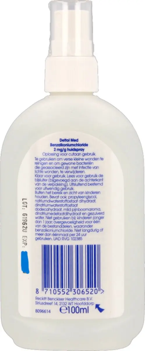 Dettol Wondontsmettingsspray 100ml