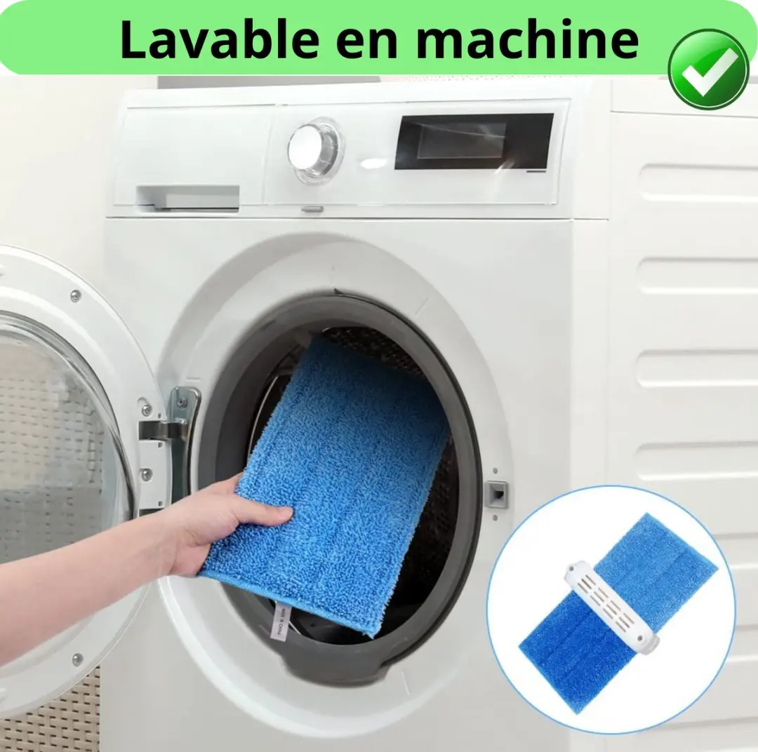 Swiffer WetJet Herbruikbare Vloerdoeken - 4 Stuks - Wit/Blauw