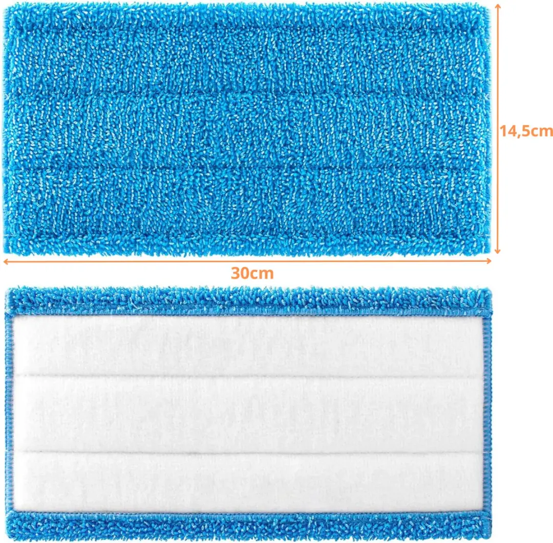 Swiffer WetJet Herbruikbare Vloerdoeken - 4 Stuks - Wit/Blauw