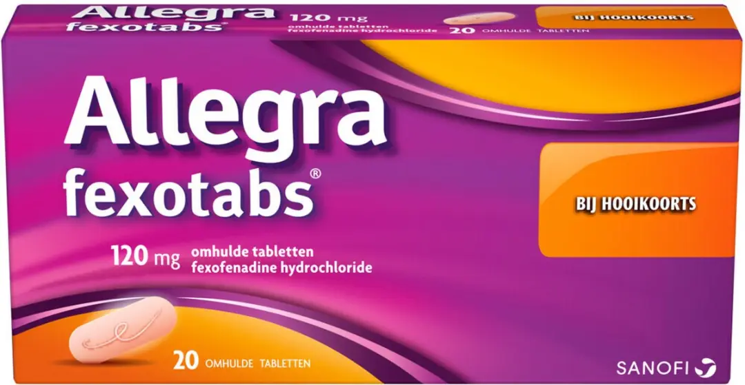 Allegra Fexotabs Hooikoortstabletten 110mg - 60 Stuks