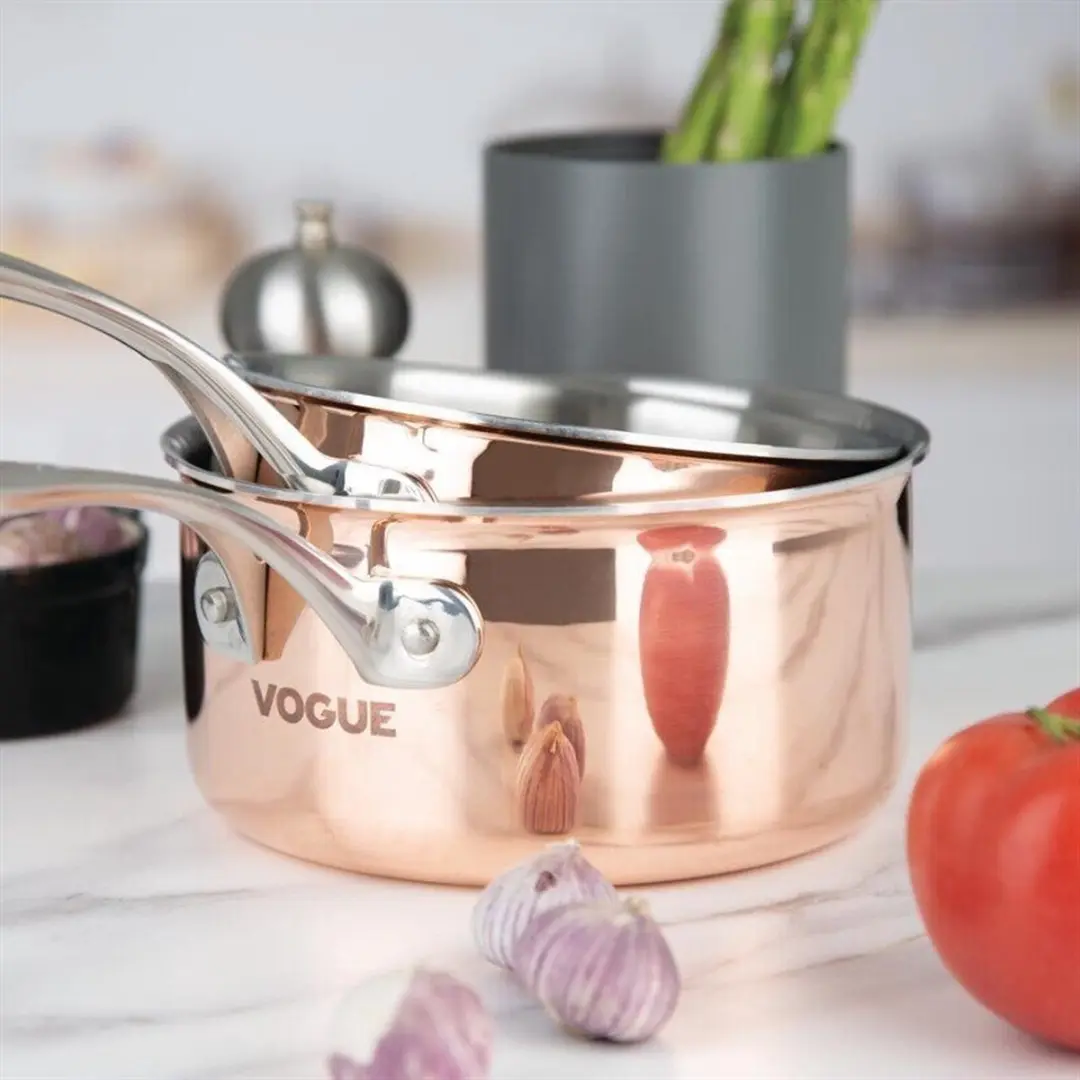 Vogue Tri Wall Koperen Inductie Steelpan 16cm - Vogue CT998