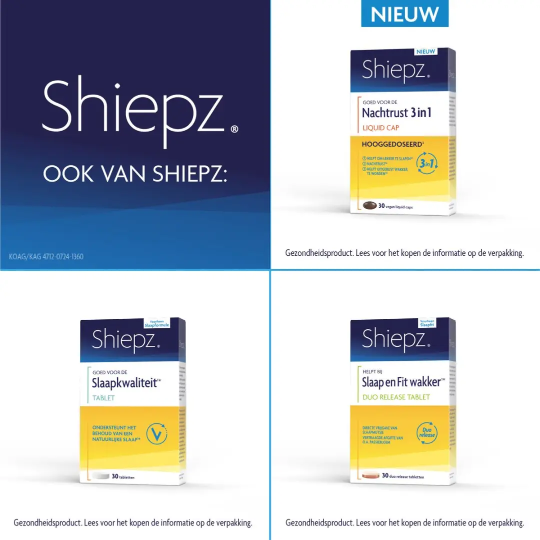 Shiepz Snel Inslapen Smelttabletten 30 Stuks - Citroenmelisse