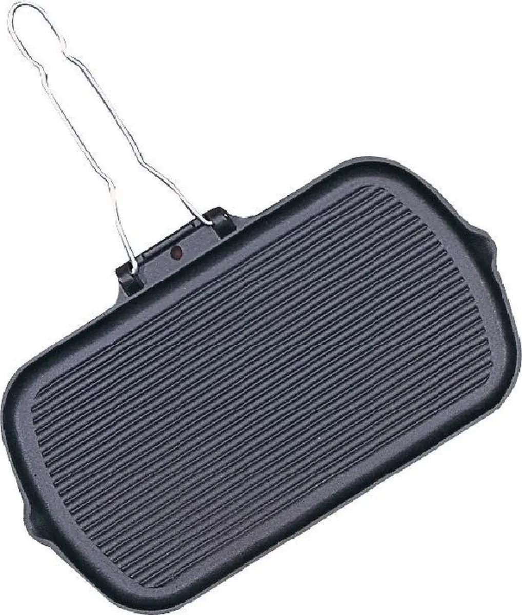 Vogue K417 Gietijzeren Grillplaat 385mm - Zwart - afbeelding 6 van 6